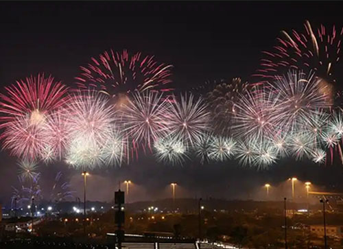 巨鹿县焰火晚会